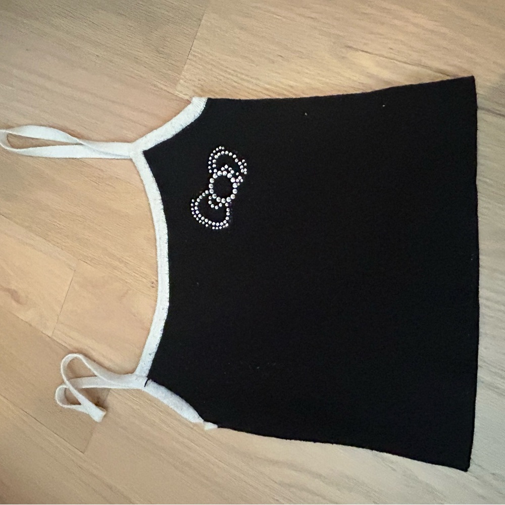 Forever 21 Hello Kitty 50th Anniversary Black and White Top